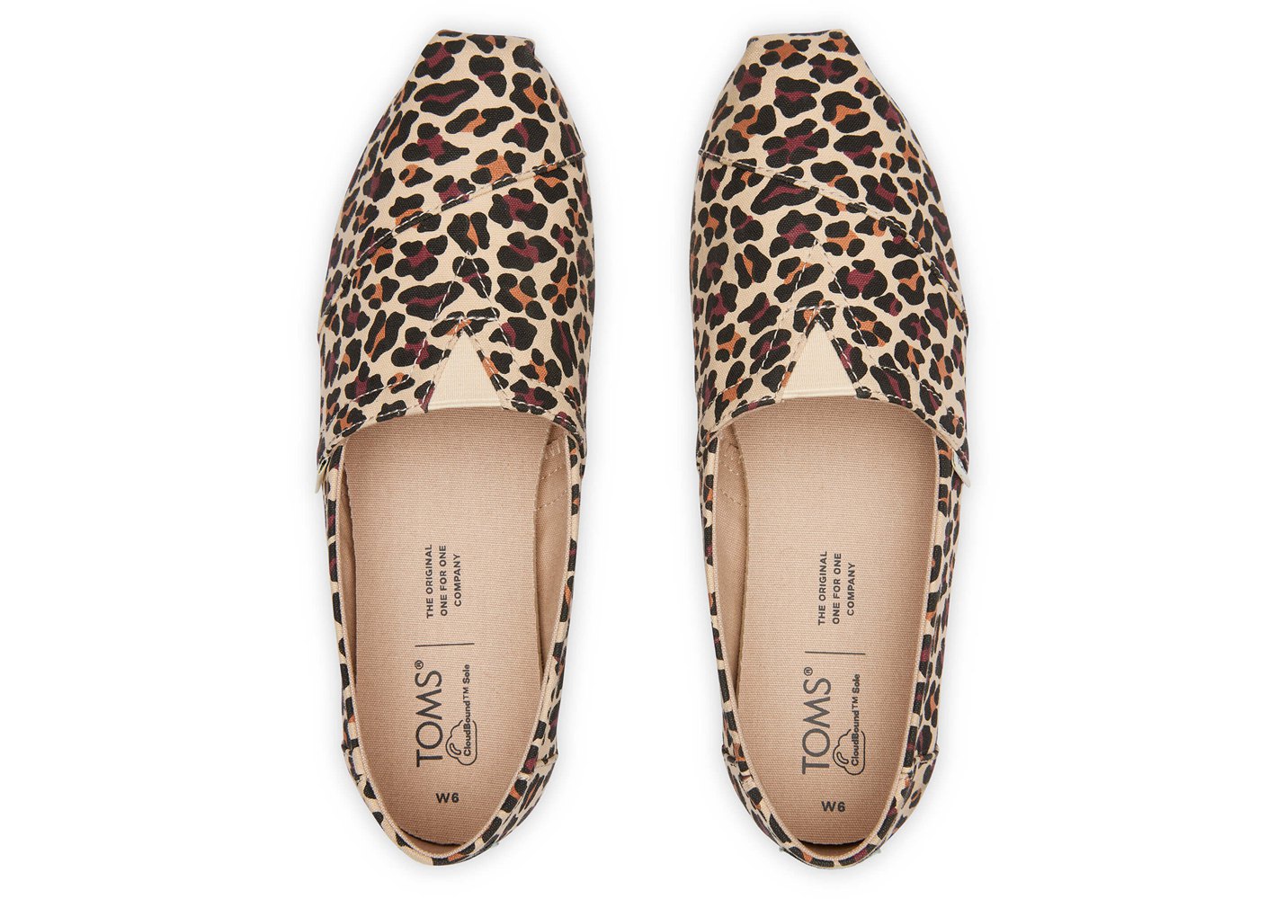 Toms Espadryle Damskie Beżowe - Alpargata Leopard - 91YPVUKCS